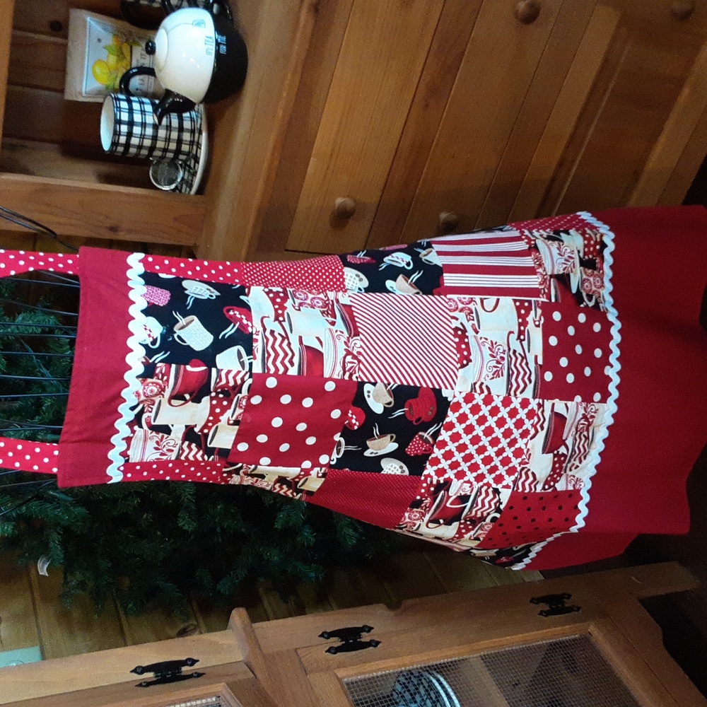 Apron handmade reversible